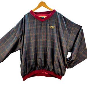 Vtg Dunbrooke Pullover Golf Shirt Mens 2XL Club Collection Windbreaker UFCW 700